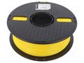 Filament: ABS; 1.75mm; yellow; 225÷245°C; 1kg GEMBIRD 3DP-ABS1.75-01-Y