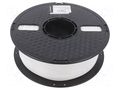 Filament: PET-G; 1.75mm; white; 220÷260°C; 1kg GEMBIRD 3DP-PETG1.75-01-W