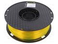 Filament: PET-G; 1.75mm; yellow; 220÷260°C; 1kg GEMBIRD 3DP-PETG1.75-01-Y