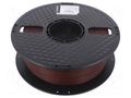 Filament: PLA; 1.75mm; bronze; 190÷220°C; 1kg GEMBIRD 3DP-PLA1.75-01-BR