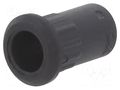 Case; 25A; 20.5mm; black; for banana sockets STÄUBLI I-EB4-I-21