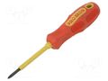 Screwdriver; insulated; Phillips; PH0; Blade length: 60mm PROXXON PR22330