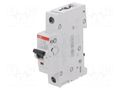 Circuit breaker; 230/400VAC; Inom: 4A; Poles: 1; Charact: B; 6kA ABB S201-B4