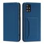 Magnet Card Case For Samsung Galaxy A12 5G Pouch Wallet Card Holder Blue, Hurtel 9145576251034