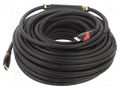 Cable; HDMI plug,both sides; PVC; 30m; black; HDMI 1.4; Core: Cu VCOM CG525-R-30.0