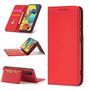 Magnet Card Case Case for Samsung Galaxy A13 5G Pouch Wallet Card Holder Red, Hurtel 5907769342585