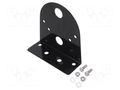 Wall mounting element; black AUER SIGNAL JA-822200900