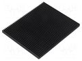 Heatsink: extruded; grilled; black; L: 75mm; W: 90mm; H: 5mm; anodized SEIFERT ELECTRONIC KL-290/75/SW