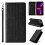 Magnet Strap Case Case for iPhone 13 Pro Pouch Wallet + Mini Lanyard Pendant Black, Hurtel 9145576250266 9145576250266