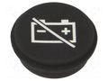 Button; round; Ø21mm; black; 09 EAO 09-0S12.2063