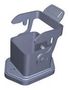HEAVY DUTY HOUSING, 3A, 1LEVER, BULKHEAD T1509031000-000