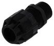 CORD CONNECTOR, NYLON, BLACK, 12.7MM 2920NM