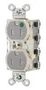 PWR CON, NEMA 5-20R, HOSPITAL GRADE, GRY SNAP8300GYLTR