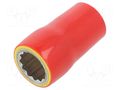Socket; 12-angles,insulated,socket spanner; 15mm; 3/8" BETA BE910MQ/B15
