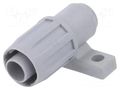 End holder; polypropylene; FlexiGuard FG; -35÷80°C; IP54; grey HELLERMANNTYTON FG14-UH-PP-GY