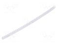 Hole and edge shield; PTFE; L: 3m; natural; Panel thick: 0.4÷1.3mm HELLERMANNTYTON G51TA-PTFE-NA