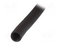Protective tube; Size: 25; polypropylene; black; HelaGuard; IP66 HELLERMANNTYTON HG-PP25-PP-BK