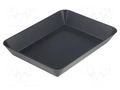 Cuvette; ESD; 260x200x40mm; Base dim: 210x150mm; polystyrene LICEFA A4-3-6-10