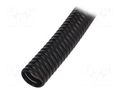 Protective tube; ØBundle : 37mm; polypropylene; black; L: 1m HELLERMANNTYTON SPS30-PP-BK
