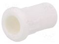 Case; 25A; 20.5mm; white; for banana sockets STÄUBLI I-EB4-I-29