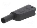 Accessories: case; 19A; black; 55.4mm; for banana plugs STÄUBLI KT-SL-4-39-21