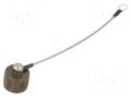Protection cover; MIL-DTL-38999 Series III; size 9; olive AMPHENOL AIR D38999/33W09R