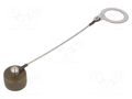 Protection cover; MIL-DTL-38999 Series III; size 11; olive AMPHENOL AIR D38999/33W11N