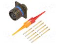 Connector: military; socket; female; PIN: 10; straight; crimped AMPHENOL AIR D38999/20WC98SN