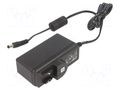 Power supply: switching; mains,plug-in; 12VDC; 3A; 36W; Plug: none XP POWER ACM36US12