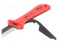 Knife; for electricians; insulated BETA BE1777MQ/U