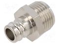 Quick connection coupling; max.15bar; Thread: G 1/2" external PNEUMAT ESH-12-NA