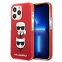 Karl Lagerfeld KLHCP13LTPE2TR iPhone 13 Pro / 13 6,1 &quot;hardcase red / red Karl &amp; Choupette Head, Karl Lagerfeld 3666339048709 3666339048709