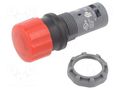 Switch: emergency stop; Stabl.pos: 2; NC; red; prominent; Pos: 2 ABB CE3T-10R-01