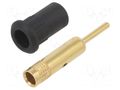 Connector: 4mm banana; socket; 25A; 30VAC; 60VDC; black STÄUBLI EB4-IR/A-21