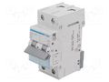 Circuit breaker; 230/400VAC; Inom: 16A; Poles: 1+N; Charact: B; 6kA HAGER MBN516E