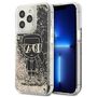 Karl Lagerfeld KLHCP13XLGGKBK iPhone 13 Pro Max 6,7" czarny/black hardcase Liquid Glitter Gatsby, Karl Lagerfeld 3666339049836 3666339049836