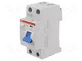 RCD breaker; Inom: 63A; Ires: 300mA; Max surge current: 5000A; IP20 ABB F202A-63/0.3
