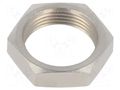 Accessories: nut; for mounting banana sockets on the panel STÄUBLI MU/M8X0.5-NI