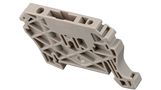 End bracket ZEW 35, Z-Series, Push in, dark beige, Weidmuller 9540000000 4008190956264