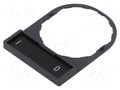 Description label; 22mm; Harmony XB4; black; plastic; Dim: 30x40mm SCHNEIDER ELECTRIC ZBY2178