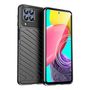 Thunder Case flexible armored cover for Samsung Galaxy M53 5G black, Hurtel 5907769344381