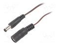 Cable; 2x0.35mm2; DC 5,5/2,5 plug,DC 5,5/2,5 socket; straight BQ CABLE DC.EXT.6600.0300