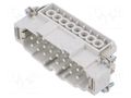 Connector: HDC; contact insert; male; PIN: 16; 16A; 500V; HEAVYCON PHOENIX CONTACT HC-B16-I-UT-M