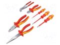 Tools set: for assembly work; bag; for electricians; 7pcs. KNIPEX KNP.002115