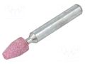 Grindingstone; Ø: 8mm; aluminium oxide; plunger; 6mm PG PROFESSIONAL PG-MC.003