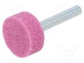 Grindingstone; Ø: 25mm; aluminium oxide; plunger; 6mm PG PROFESSIONAL PG-MD.007