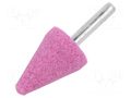 Grindingstone; Ø: 25mm; Ø: 6mm; aluminium oxide; Mounting: rod 6mm PG PROFESSIONAL PG-MF.005