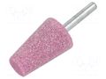 Grindingstone; Ø: 25mm; aluminium oxide; plunger; 6mm PG PROFESSIONAL PG-MN.007