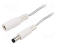 Cable; 2x0.5mm2; DC 5,5/2,5 plug,DC 5,5/2,5 socket; straight BQ CABLE DC.EXT.8610.0200