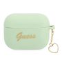 Guess GUAPLSCHSN AirPods Pro cover green/green Silicone Charm Heart Collection, Guess 3666339039073 3666339039073